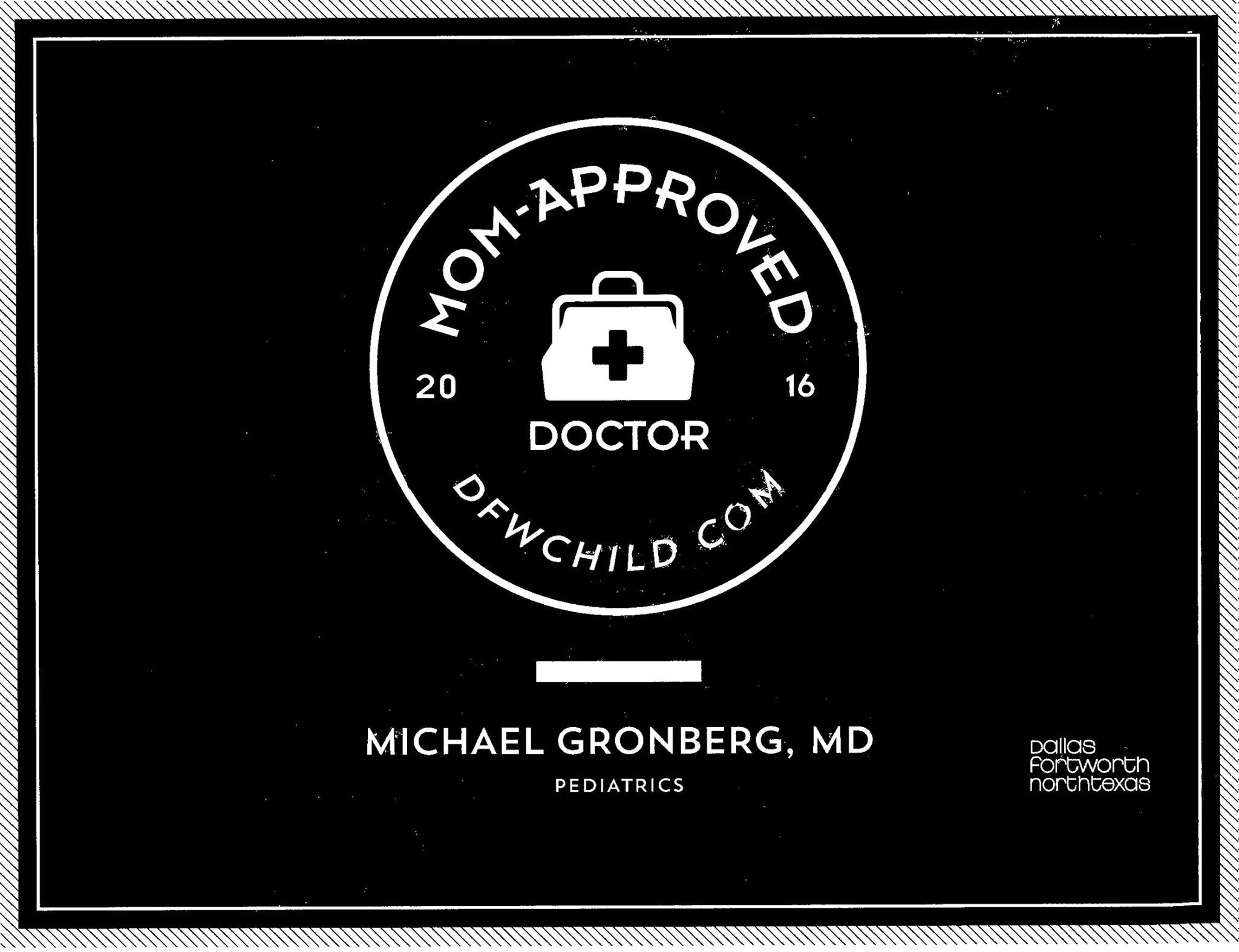 Michael Gronberg, MD 2016 Award